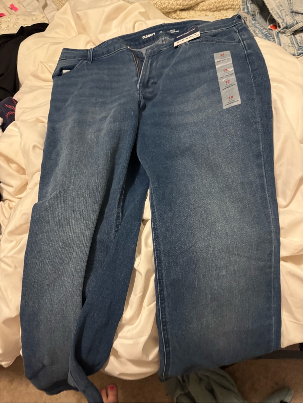 Old Navy Dark Blue Boot-Cut Jeans